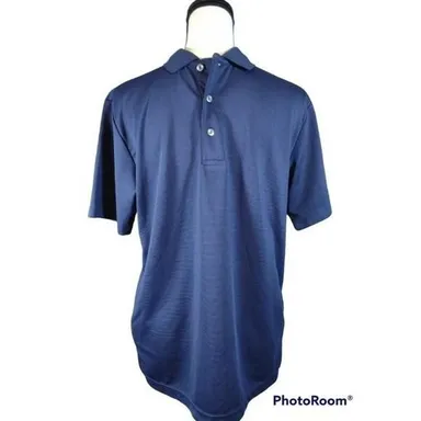 Ben Hogan Performance 30% Recycled Polyester Navy Blue Polo, Men's Size S