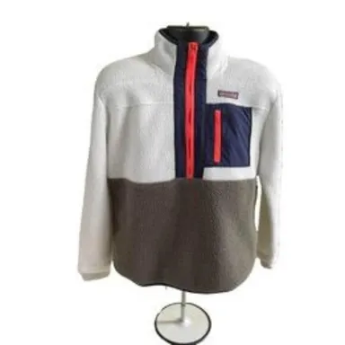 Vineyard Vines Men's Sherpa Fleece Full-Zip Sweatshirt -  Size L