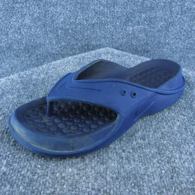 Nike Women Flip Flop Sandal Shoes Blue Synthetic Size 9 Medium