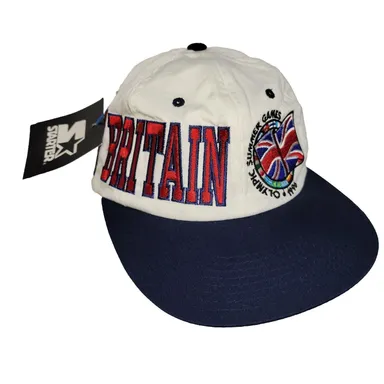Vtg Starter Hat Cap Olympics Atlanta 1996 Great Britain Snap Back Summer NWT