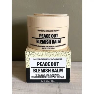 Peace Out Blemish Balm Cleanser (3.6oz) New in Box $28 MSRP