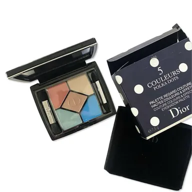 Dior Diorshow 5 Couleurs Polka Dots Eyeshadow Palette 366 Bain De Mer NIB