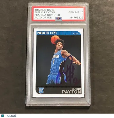 2014-15 NBA Hoops #270 Elfrid Payton Signed Card AUTO 10 PSA/DNA Slabbed RC Magi