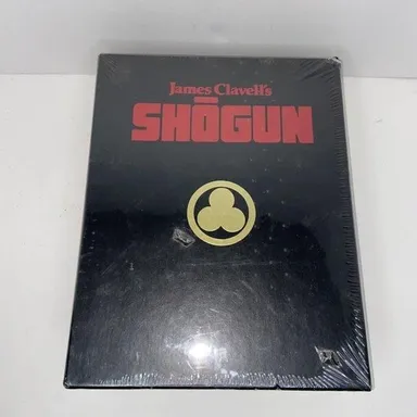 Deadstock James Clavell's Shogun 1980 4 VHS Box Set W/ Colorful Insert Booklet