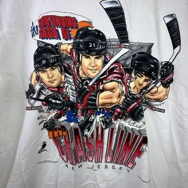 Vintage 1995 Shirt Xplosion  NHL New Jersey Devils Caricature Cartoon USA XL