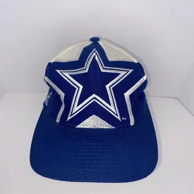 Vintage 1990’s Apex One Dallas Cowboys ‘Big Stars’ NFL Snapback Hat RARE