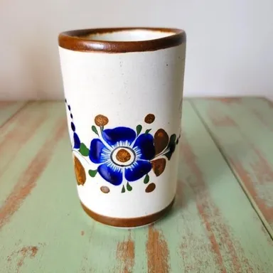 Vintage Tonala Mexican Pottery Acapulco Vase