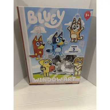 Bluey Window Art Suncatchers for Kids, Window Art Kit, Great Suncatchers Kit ...