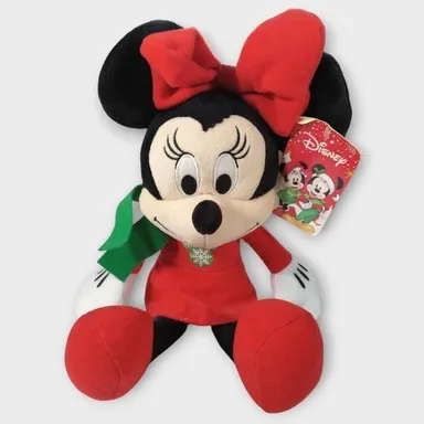 NWT Disney Minnie Christmas 11in Plush