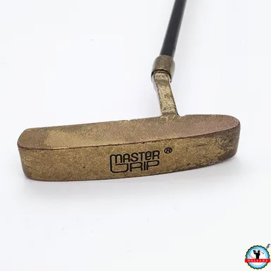 Master Grip Toe-Heel Weight Milled Face Putter Steel 36" Right Handed