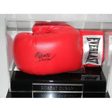 Roberto Duran Signed Autographed Boxing Glove