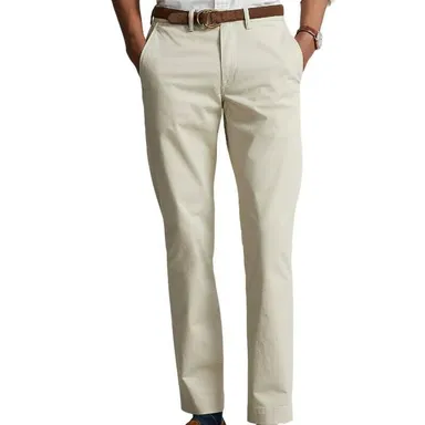 Polo Ralph Lauren Men's Straight-Fit Stretch Chino Pants - Beige 36 x 30 - $98