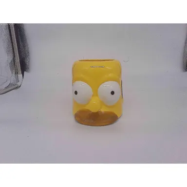 Original The Simpsons Coffee Cup Yellow Homer Head Mug 2002