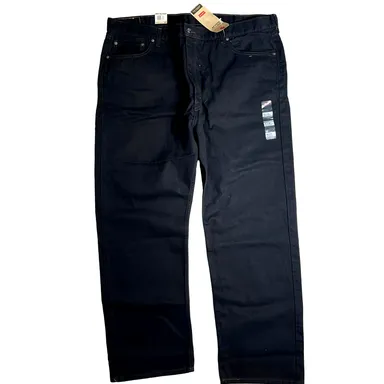 Levi's Big & Tall 505 Regular Fit Non-Stretch Jeans - Black Size 46x32 - $70