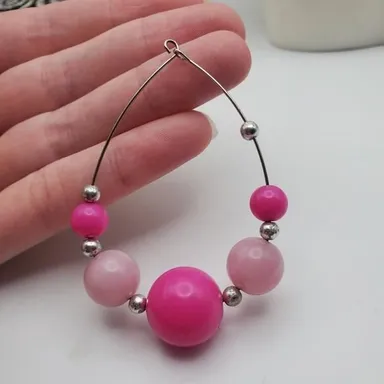 Barbie pink poppin‎ astro necklace pendant