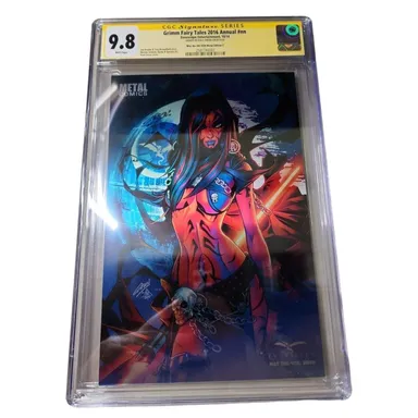 Grimm Fairy Tales 2016 Annual Star Wars Metal Sith CGC 9.8 PAUL GREEN Signed