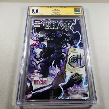 Thor 6 CGC 9.8 SS Greg Horn Wanted Comix Variant 155 Homage Graded Comic