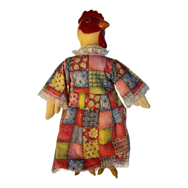 Chicken Doll Rooster Vintage Farmhouse Decor Wangs International Handmade