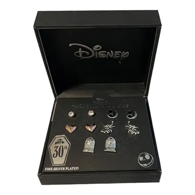 NEW Disney The Nightmare Before Christmas Earrings Box Set 5 Pairs LA Rocks