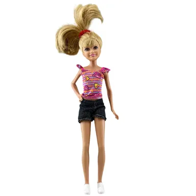 Barbie Sister Stacie Doll Blonde Hair Green Eyes Mattel Fashion 2010 Body Clothes