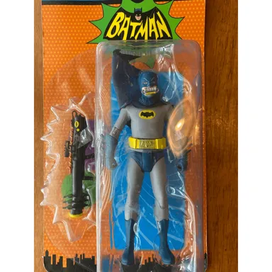 retro batman with oxygen mask