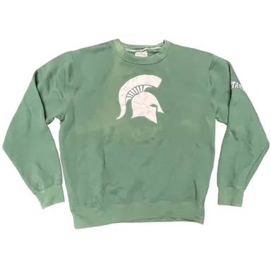 Y2K Michigan State University pullover sweatshirt size large Colosseum