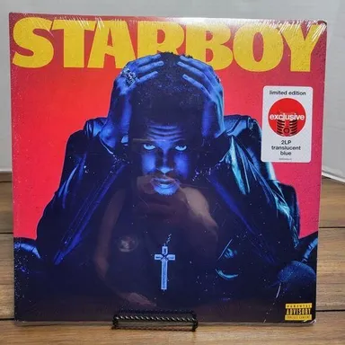 VINYL The Weekend: Starboy Limited Edition 2LP Translucent Blue Vinyl SEALED