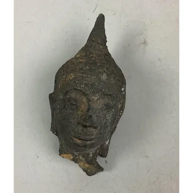 Antique Small Thai Khmer Buddha Head