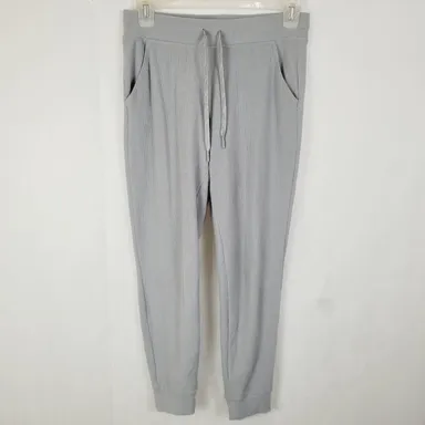 Marc New York Grey Ribbed Soft Joggers