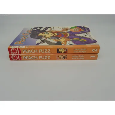 Peach Fuzz Manga Volume 1 - 2 Paperback signed by Jared Hodges and Lindsay Cibo