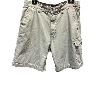 Redhead Beige Cargo Shorts Casual Outdoor Size 34, 100% Cotton
