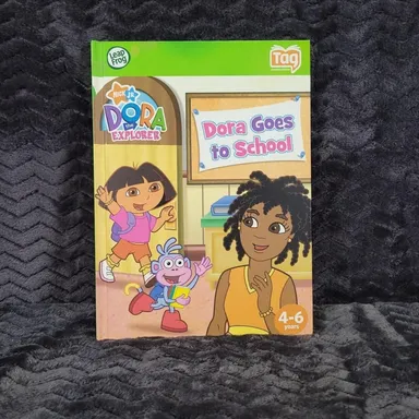 Leap Frog Dora Goes To School Learn To Read Hardcover Book