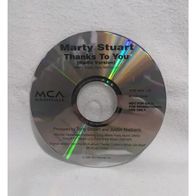 Country Royalty at Its Finest! Marty Stuart's "Thanks To You"-1996 Promo