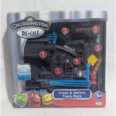 Learning Curve Chuggington Die-Cast Cross & Switch Track Pack New