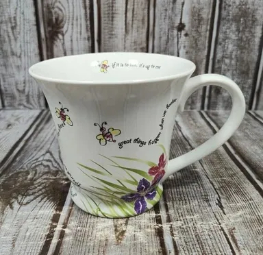 Mary Kay Bee Coffee Tea Mug Cup Beelieve You Can Succeed Achieve