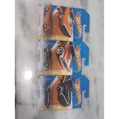 Hot Wheels New Models Bundle: 70 Charger, 68 Camaro & 69 Shelby GT-500 (2011)