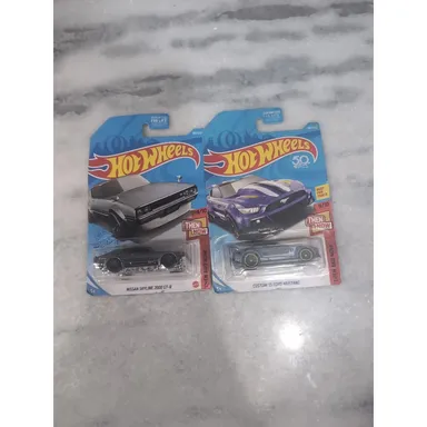 Hot Wheels Then And Now Bundle: Nissan Skyline 2000 GT-R & 15 Ford Mustang 