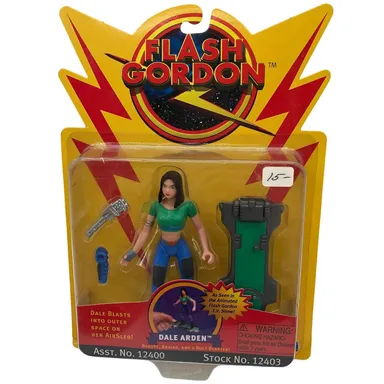 Flash Gordon DALE ARDEN Action Figure w/ AirSled 1996 Playmates