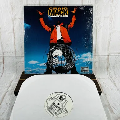Craig Mack Flava In Ya Ear 12" Vinyl Record Single 1994 Bad Boy Rap HipHop Shri