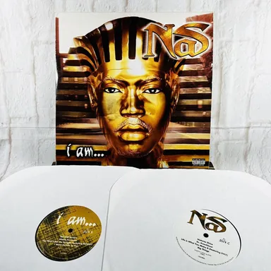 Nas I Am Original 1999 2 LP Vinyl US Pressing Colombia