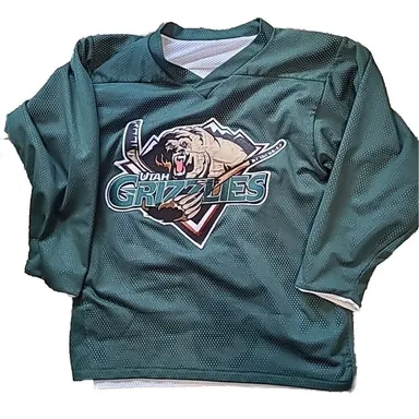 AK Utah Grizzlies Hockey Jersey Youth XL No Number