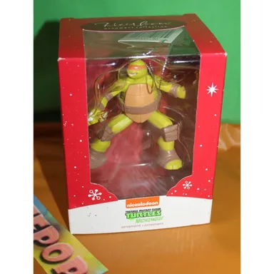 Carlton Heirloom Teenage Mutant Ninja Turtles Michelangelo Christmas Ornament 14