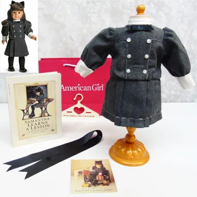 American Girl Pleasant Company Samantha BUSTER BROWN SCHOOL DRESS Pamphlet Book+