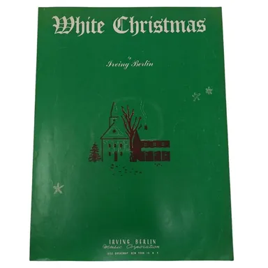 1942 White Christmas Vintage Sheet Music  Irving Berlin