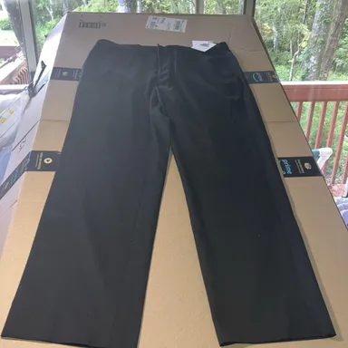 Calvin Klein Black Dress Pants Men's Size 36x30, Straight Fit, New with Tags