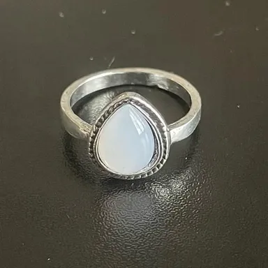 Water drop opal ring size 6.5