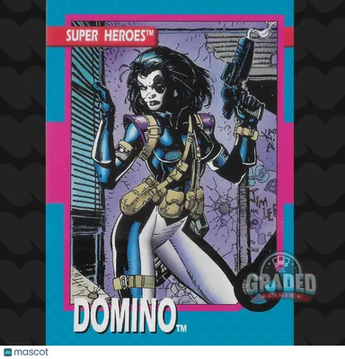  1992 Impel X-Men Card 13 Domino