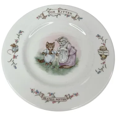 Beatrix Potter Tom Kitten Plate 8" Royal Albert China England