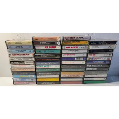 Music Cassette Collection Lot of 50 Music Albums (Lot 451)