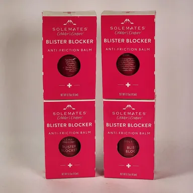 Solemates Cobbler's Couture Blister Blocker Anti Friction Balm New Sealed 4 PACK